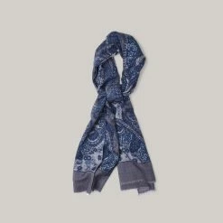 1ST PAT-RN REVERSIBLE SCARF - POLKA DOT & PAISLEY