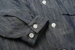 1ST PAT-RN SLUB CHAMBRAY 1982 SHIRT - LIGHT BLUE -Pickings and Parry shop 1STPATRN OCT22 64 1024x1024@2x