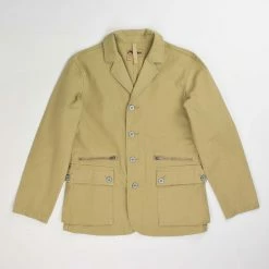 NIGEL CABOURN X LYBRO MOUNTAIN DIV SHERPA JACKET - STONE