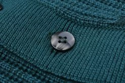 ANONYMOUS ISM MOSS STITCH POLO KNIT - GREEN -Pickings and Parry shop AnonymousIsm Sept052022 45 1024x1024@2x