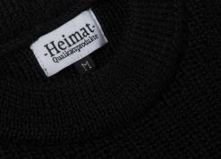 HEIMAT CREWNECK SWEATER - SCHWARZ -Pickings and Parry shop April232020 Glv Scarf Knits Jckts 158 1024x1024@2x
