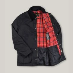BARBOUR ASHBY WAXED JACKET - BLACK -Pickings and Parry shop BBJ BarbourApril212021 50 1024x1024@2x