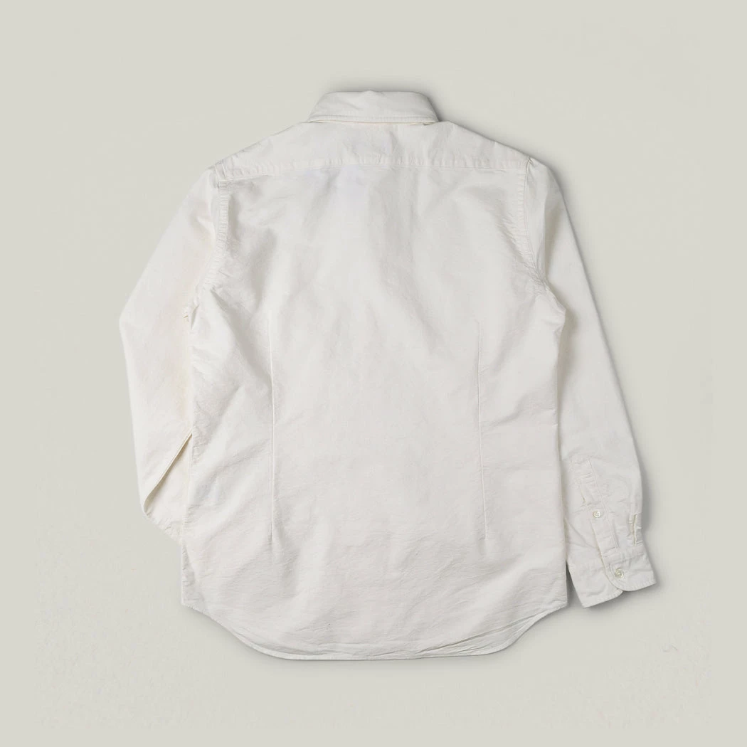 NIGEL CABOURN MAINLINE BRITISH OFFICERS SHIRT - WHITE 4 NIGEL CABOURN MAINLINE BRITISH OFFICERS SHIRT - WHITE - Image 2