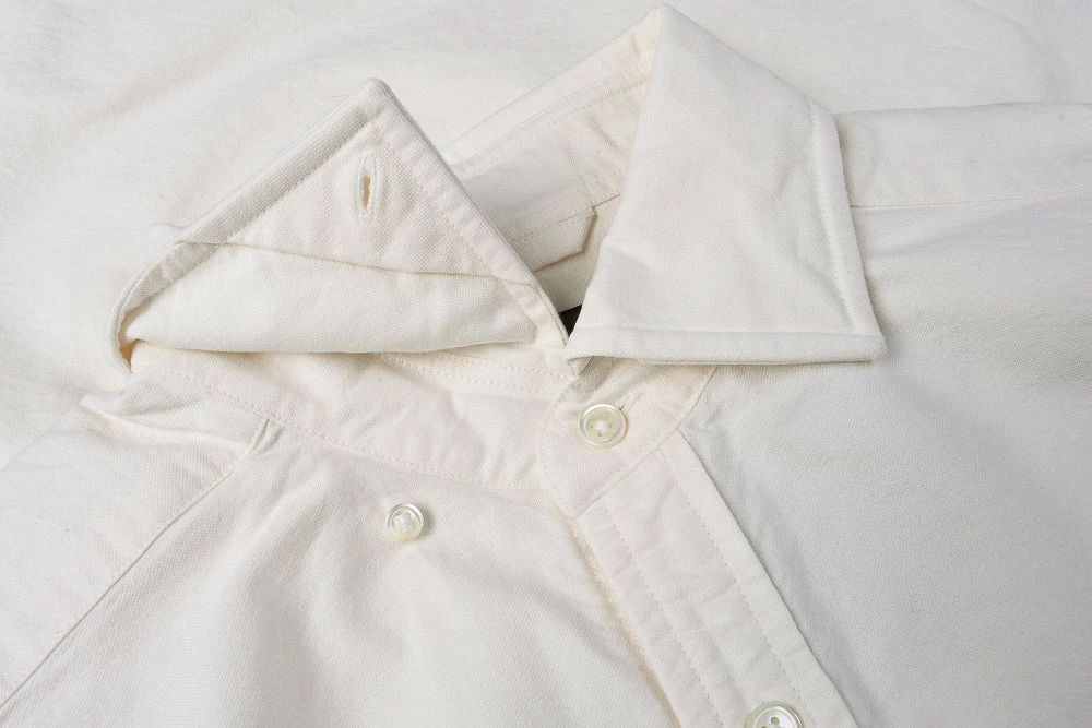 NIGEL CABOURN MAINLINE BRITISH OFFICERS SHIRT - WHITE 6 NIGEL CABOURN MAINLINE BRITISH OFFICERS SHIRT - WHITE - Image 4
