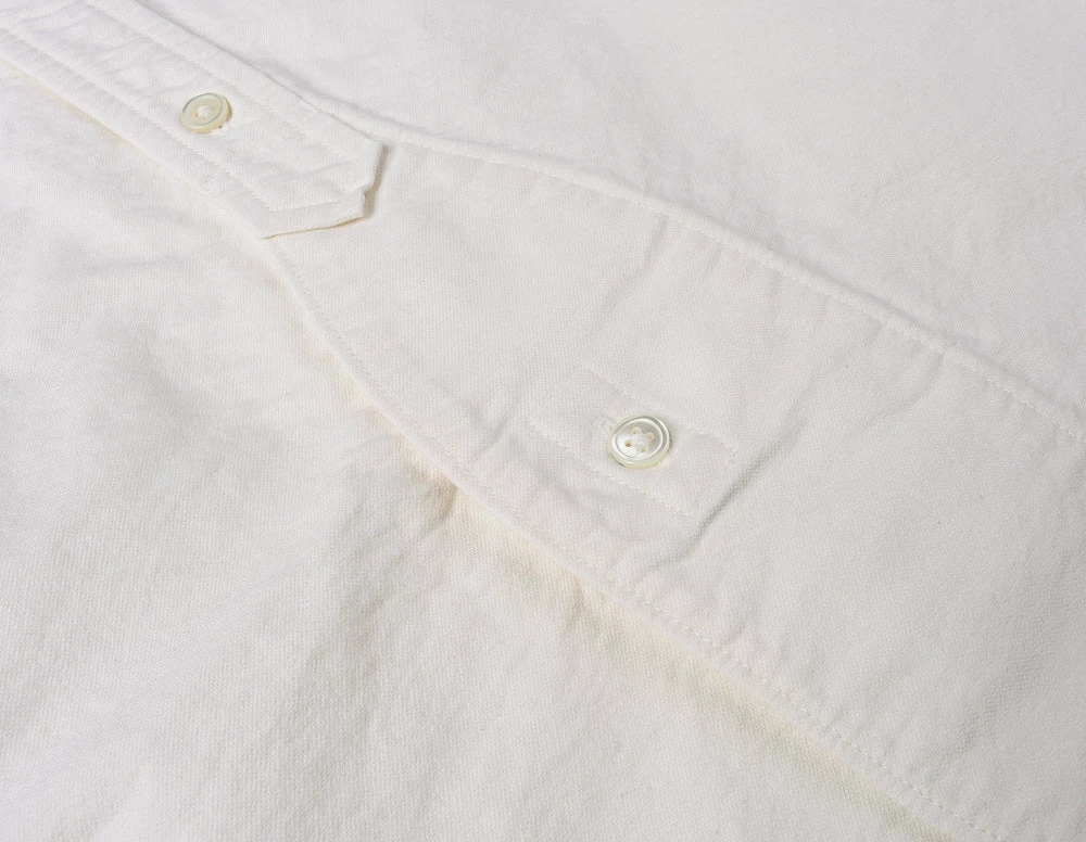 NIGEL CABOURN MAINLINE BRITISH OFFICERS SHIRT - WHITE 7 NIGEL CABOURN MAINLINE BRITISH OFFICERS SHIRT - WHITE - Image 5