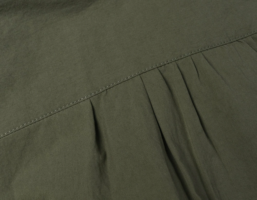 NIGEL CABOURN MAINLINE CC22 DETACHABLE COLLAR SHIRT - GREEN 7 NIGEL CABOURN MAINLINE CC22 DETACHABLE COLLAR SHIRT - GREEN - Image 5