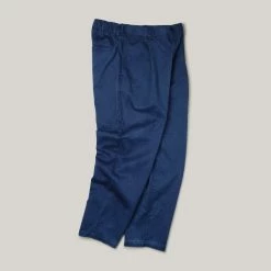 BLUE BLUE JAPAN COTTON TWILL ONE TUCK HAND DYED PANTS - INDIGO -Pickings and Parry shop BBJ OCT22 1 30 1024x1024@2x