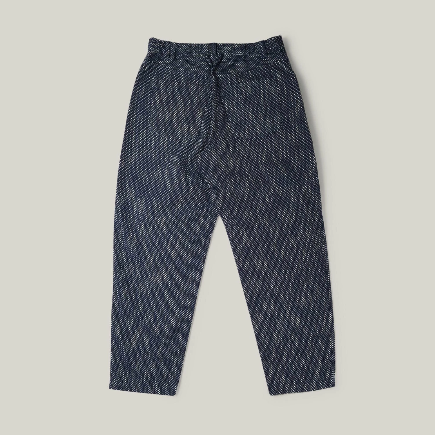 BLUE BLUE JAPAN SLUB COTTON 'SASHIKO' BAGGY PANTS - PURE INDIGO 4 BLUE BLUE JAPAN SLUB COTTON 'SASHIKO' BAGGY PANTS - PURE INDIGO - Image 2