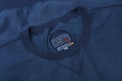 BLUE BLUE JAPAN HAND DYED CREW NECK SWEAT - INDIGO -Pickings and Parry shop BBJ OCT22 DETAILS 78 1024x1024@2x