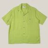 KING LOUIS BOWLING S/S SHIRT - GREEN -Pickings and Parry shop BuzzRicksonAug22 421 1024x1024@2x