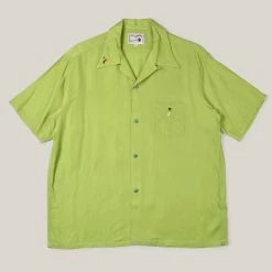 KING LOUIS BOWLING S/S SHIRT - GREEN