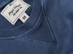 NIGEL CABOURN EMBROIDERED ARROW CREW - NAVY -Pickings and Parry shop CHAMULA TSS CABOURN MARCH032021 LR 127 1024x1024@2x