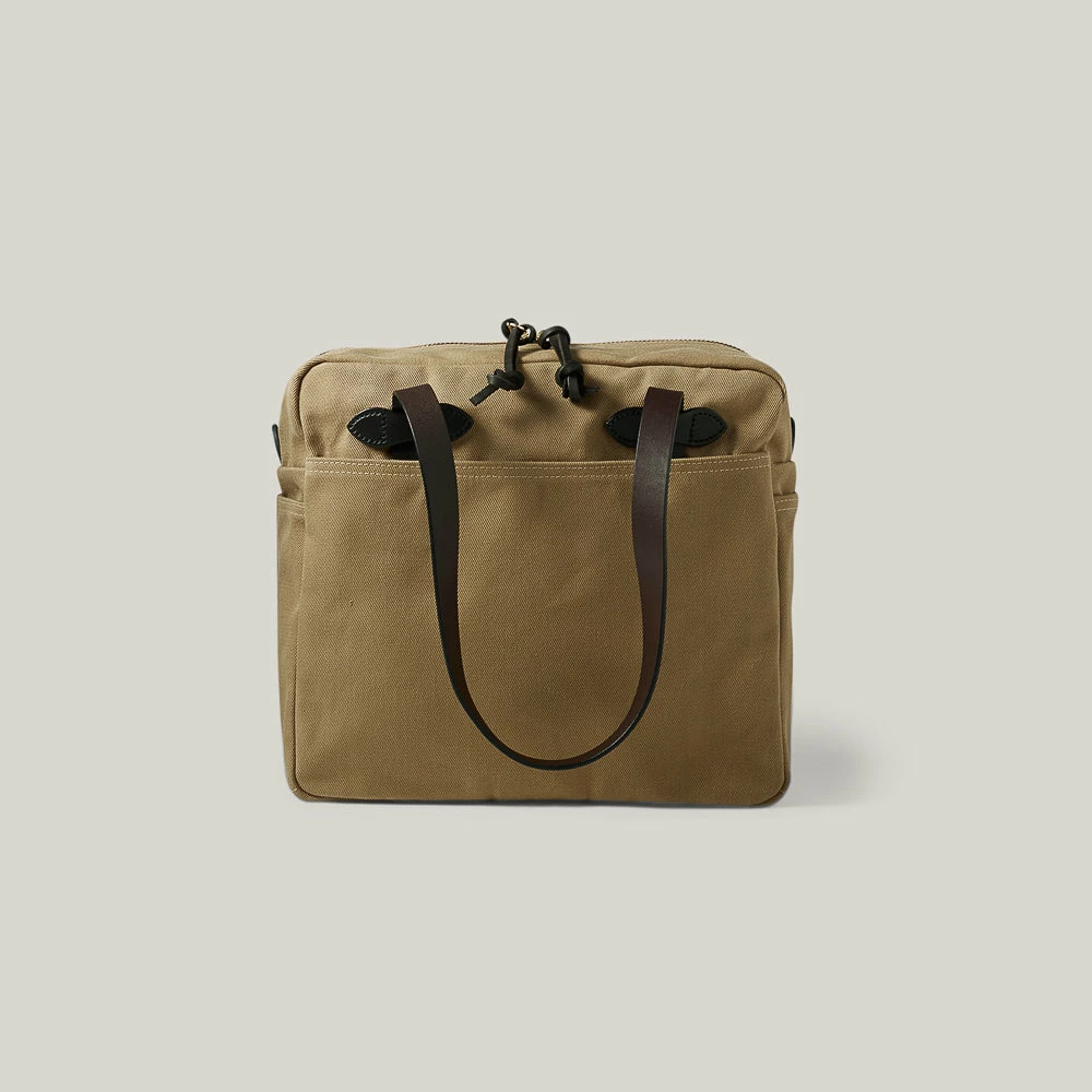 FILSON ZIP TOTE - TAN 3 FILSON ZIP TOTE - TAN