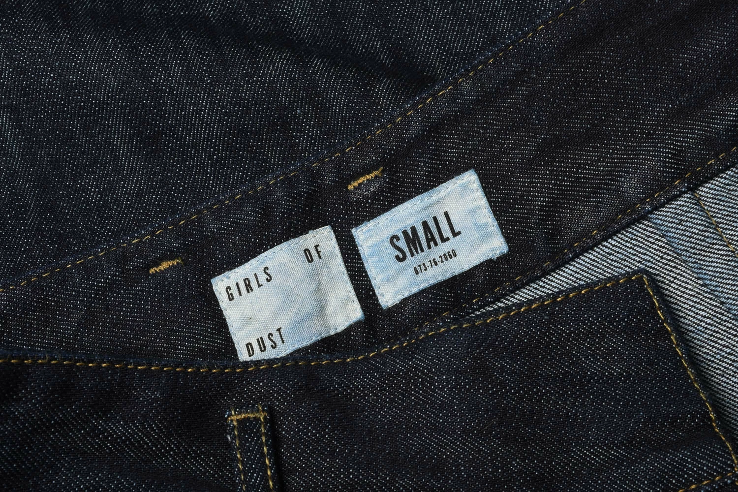 GIRLS OF DUST SELV. DENIM BRITISH WORKER PANT - BLUE 8 GIRLS OF DUST SELV. DENIM BRITISH WORKER PANT - BLUE - Image 6