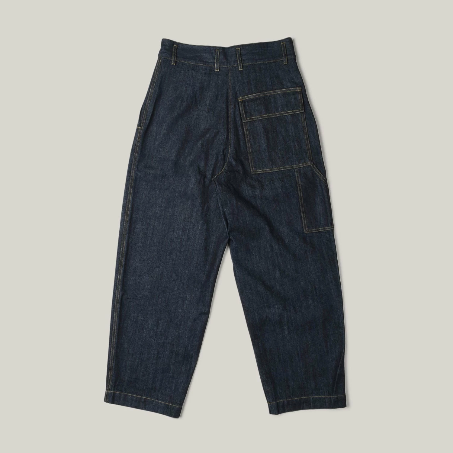GIRLS OF DUST SELV. DENIM BRITISH WORKER PANT - BLUE 4 GIRLS OF DUST SELV. DENIM BRITISH WORKER PANT - BLUE - Image 2
