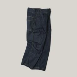 GIRLS OF DUST SELV. DENIM BRITISH WORKER PANT - BLUE 10 GIRLS OF DUST SELV. DENIM BRITISH WORKER PANT - BLUE -Pickings and Parry shop GOD OCT22 3 1024x1024@2x