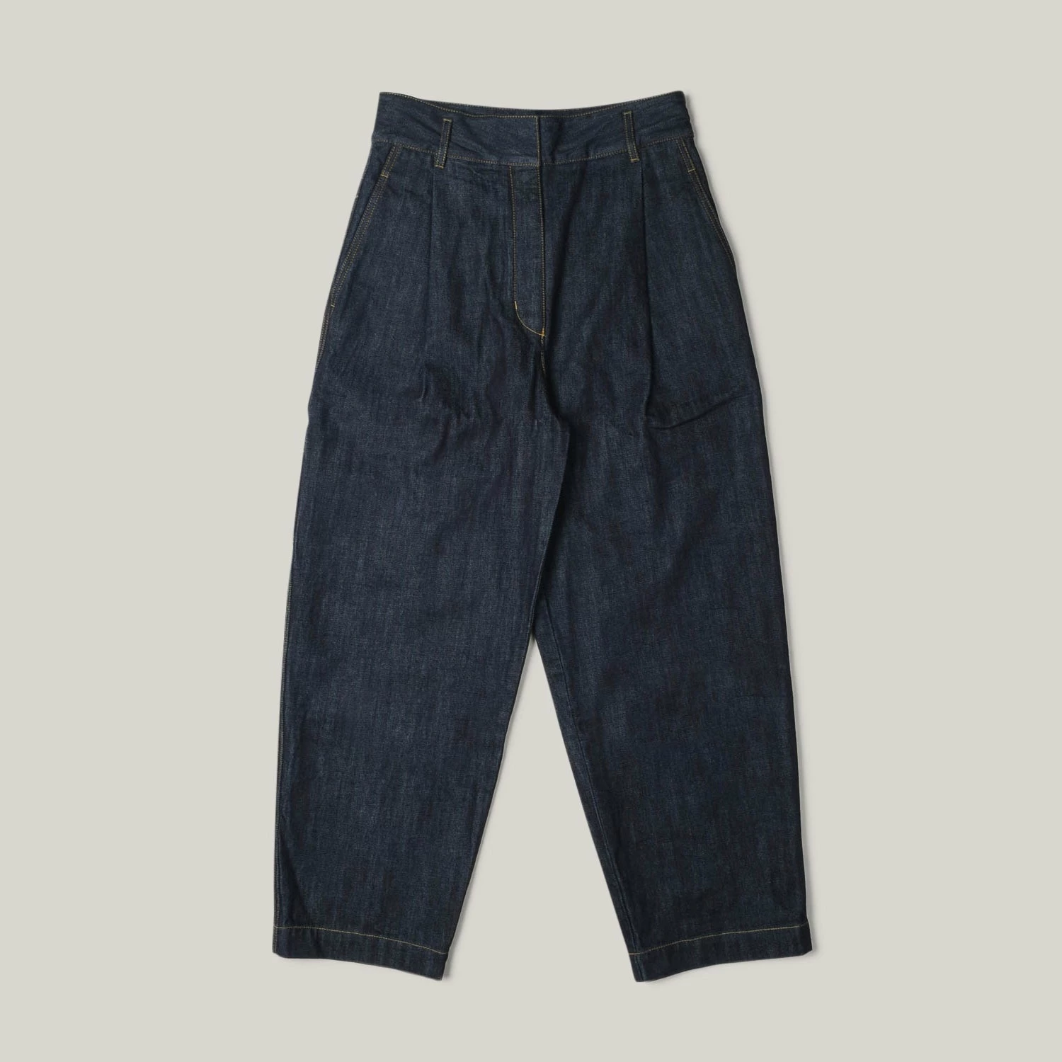 GIRLS OF DUST SELV. DENIM BRITISH WORKER PANT - BLUE 3 GIRLS OF DUST SELV. DENIM BRITISH WORKER PANT - BLUE