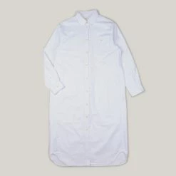 GIRLS OF DUST PAINTER DRESS - OXFORD WHITE