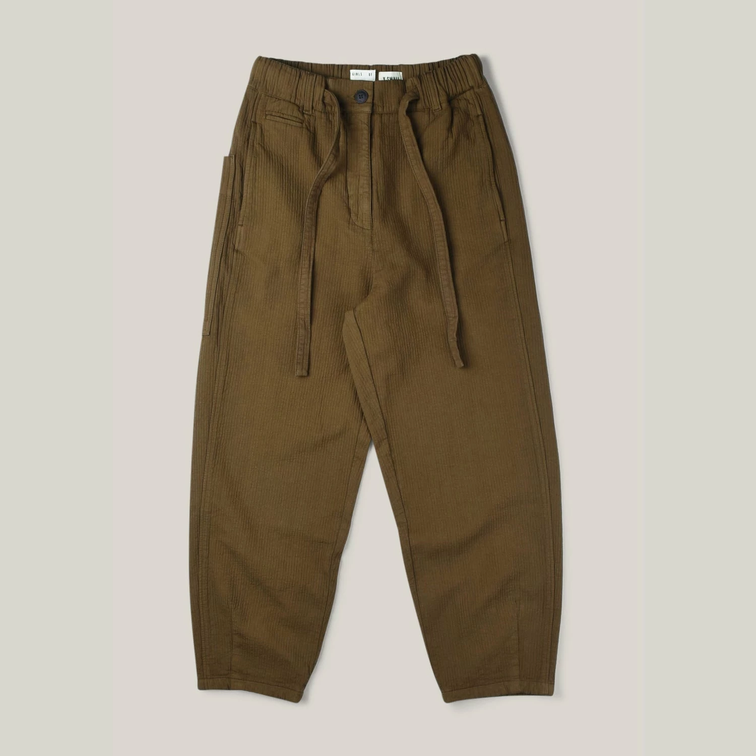 GIRLS OF DUST KARATE COTTON PASHA PANTS - OLIVE 3 GIRLS OF DUST KARATE COTTON PASHA PANTS - OLIVE