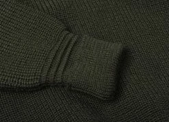 HEIMAT U-BOAT ROLL NECK - MILITARY GREEN -Pickings and Parry shop HeimatTextil 19 1024x1024@2x