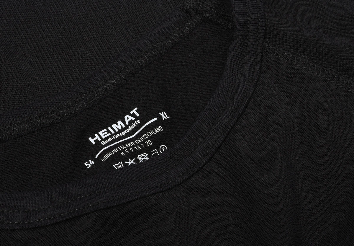 HEIMAT MERINO RAGLAN LONG SLEEVE - SCHWARZ 5 HEIMAT MERINO RAGLAN LONG SLEEVE - SCHWARZ - Image 3