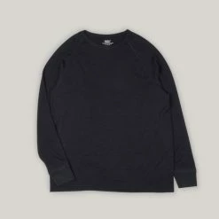 HEIMAT MERINO RAGLAN LONG SLEEVE - SCHWARZ