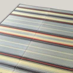 BASSHU IGUSA WOVEN RUG - BORDER BLUE -Pickings and Parry shop IGUSAFADEBLUECLOSE d65b353e d3ef 42ff a7f7 5e66c81b6739 1024x1024@2x