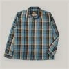INDIGOFERA WEBSTER SHIRT - BLUE/ GOLD/ BROWN/ BLACK
