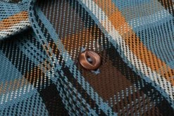 INDIGOFERA WEBSTER SHIRT - BLUE/ GOLD/ BROWN/ BLACK -Pickings and Parry shop Indigofera Jan23 33 1024x1024@2x