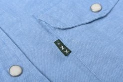 KNICKERBOCKER CHAMBRAY PARIS WESTERN SHIRT - LIGHT BLUE 12 KNICKERBOCKER CHAMBRAY PARIS WESTERN SHIRT - LIGHT BLUE -Pickings and Parry shop KNICKERBOCKERDETAILS OCT22 1 17 1024x1024@2x