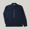 KNICKERBOCKER PATCH ZIP PULL-OVER - NAVY -Pickings and Parry shop KNICKERBOCKER OCT22 1 1024x1024@2x