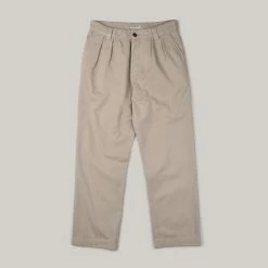 KNICKERBOCKER TWILL COLUMN PANT - KHAKI