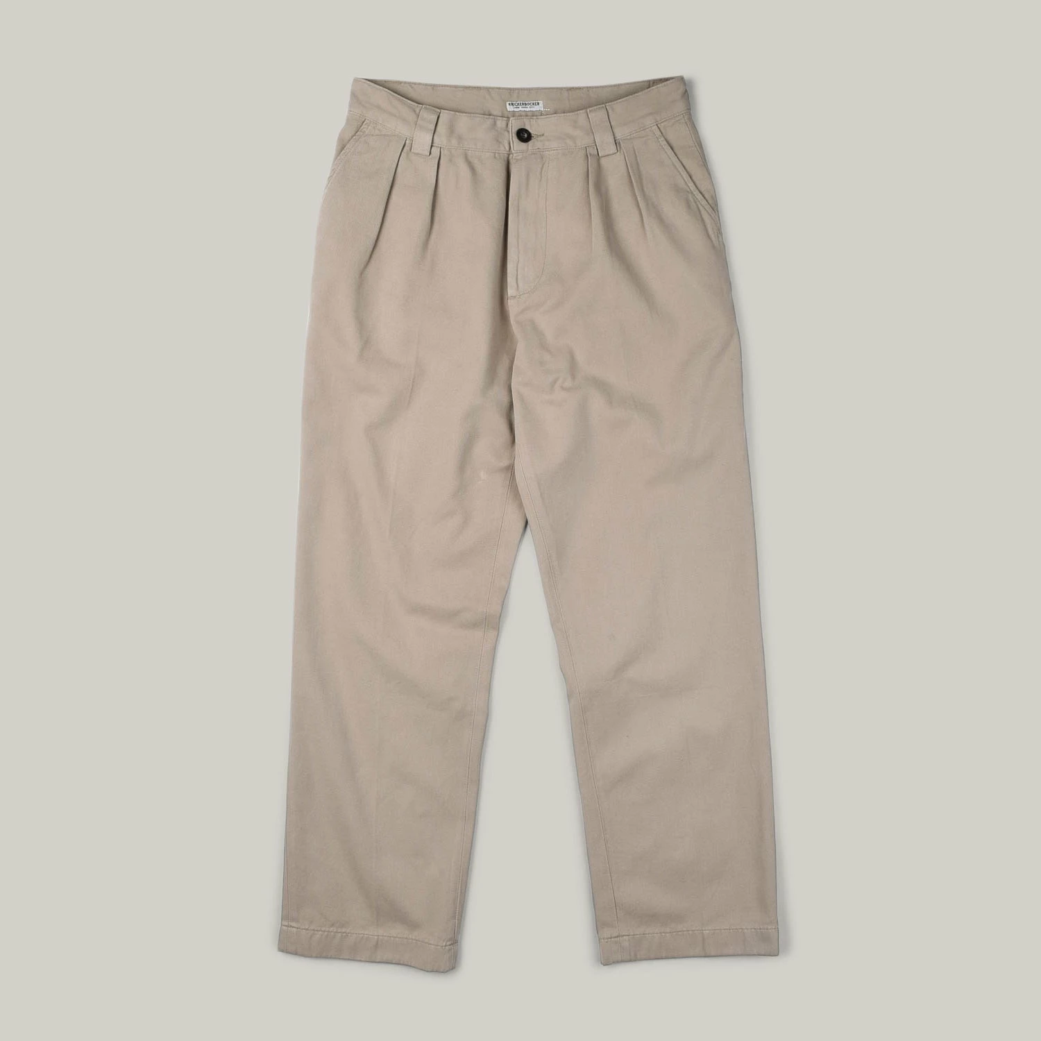 KNICKERBOCKER TWILL COLUMN PANT - KHAKI 3 KNICKERBOCKER TWILL COLUMN PANT - KHAKI