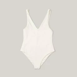 KYE INTIMATES PLUNGE ONE PIECE - CREME