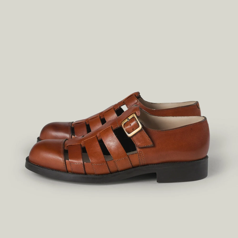 KLEMAN DIMORI OAK SHOE - BRIQUE 4 KLEMAN DIMORI OAK SHOE - BRIQUE - Image 2