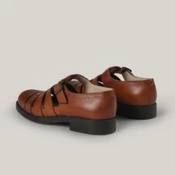 KLEMAN DIMORI OAK SHOE - BRIQUE 10 KLEMAN DIMORI OAK SHOE - BRIQUE -Pickings and Parry shop Kleman milligram Nov052021 33 1024x1024@2x