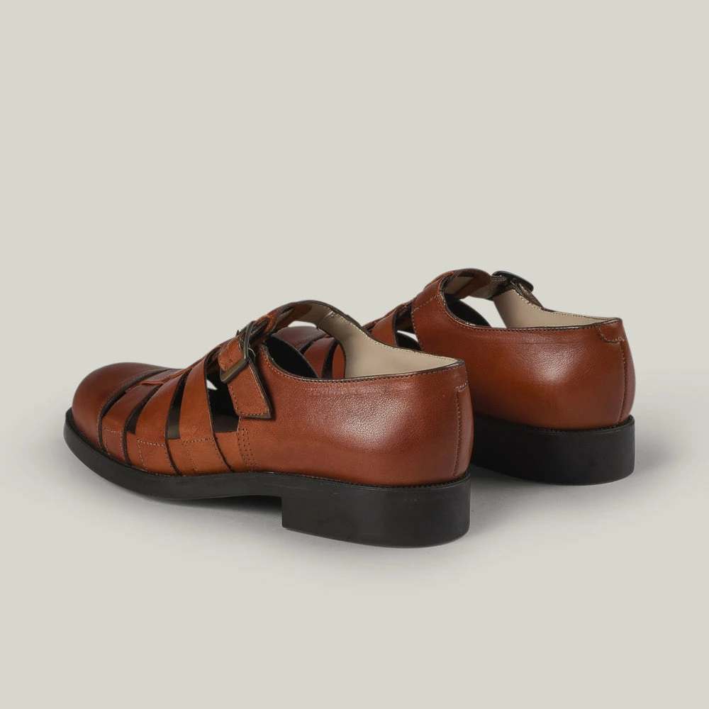 KLEMAN DIMORI OAK SHOE - BRIQUE 5 KLEMAN DIMORI OAK SHOE - BRIQUE - Image 3