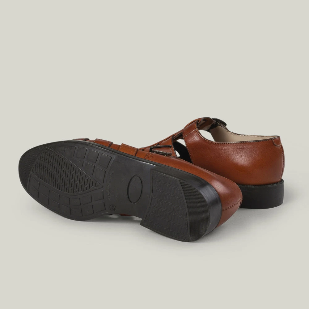 KLEMAN DIMORI OAK SHOE - BRIQUE 6 KLEMAN DIMORI OAK SHOE - BRIQUE - Image 4