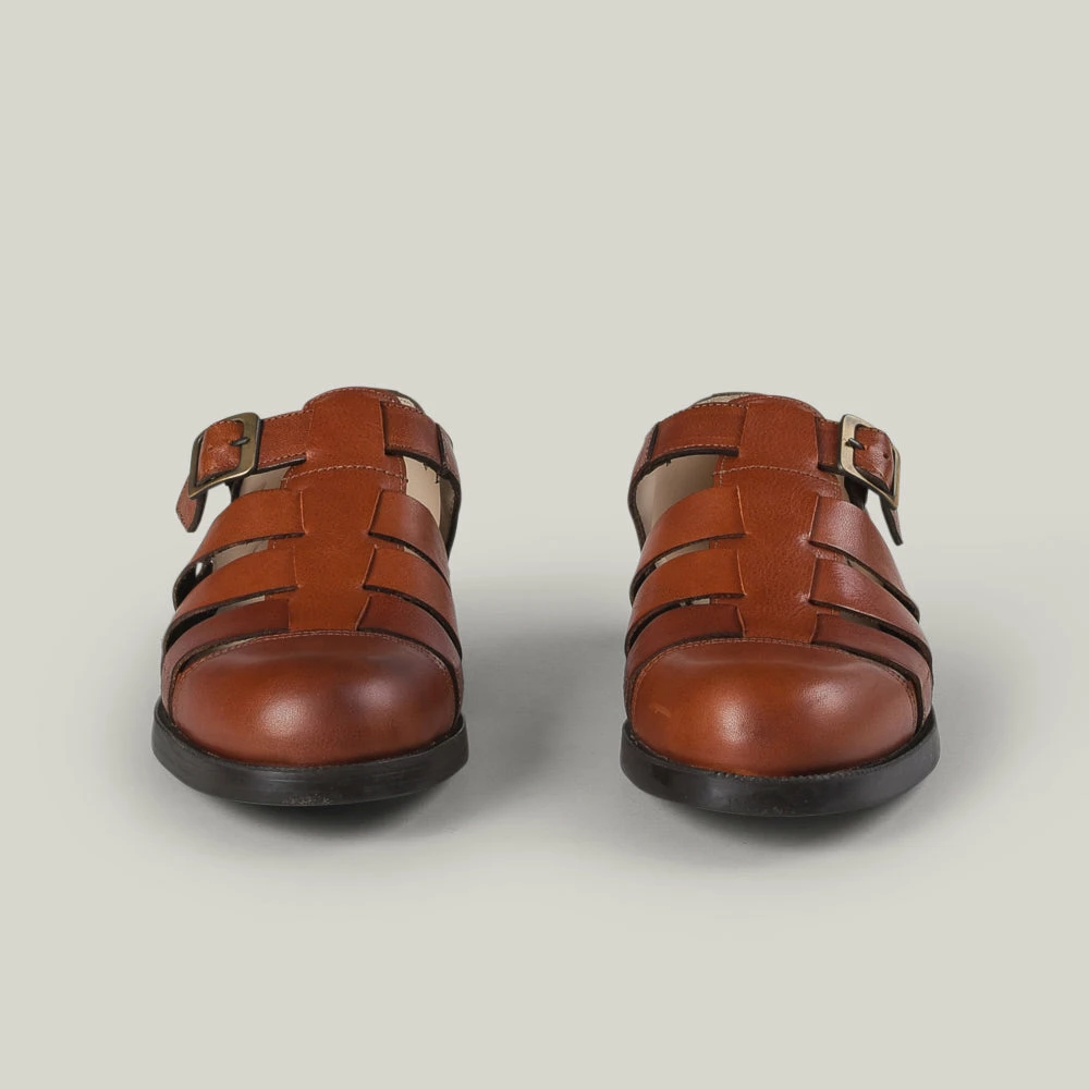 KLEMAN DIMORI OAK SHOE - BRIQUE 7 KLEMAN DIMORI OAK SHOE - BRIQUE - Image 5