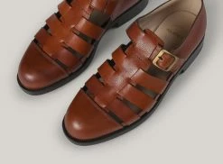 KLEMAN DIMORI OAK SHOE - BRIQUE 13 KLEMAN DIMORI OAK SHOE - BRIQUE -Pickings and Parry shop Kleman milligram Nov052021 37 1024x1024@2x