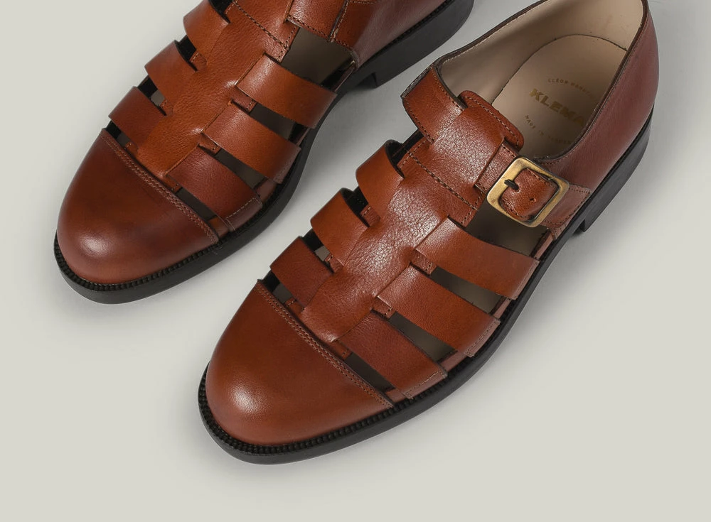 KLEMAN DIMORI OAK SHOE - BRIQUE 8 KLEMAN DIMORI OAK SHOE - BRIQUE - Image 6