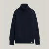 MERZ B SCHWANEN CASHMERE/ MERINO TURTLENECK PULLOVER - DARK NAVY -Pickings and Parry shop L0.CT01.51 1024x1024@2x