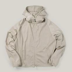 LADY WHITE CO. HOODED NYLON JACKET - CREAM PEARL