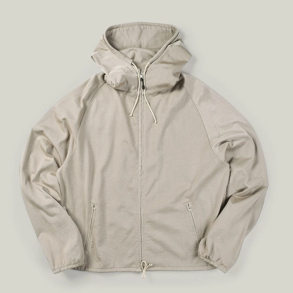 LADY WHITE CO. HOODED NYLON JACKET - CREAM PEARL 3 LADY WHITE CO. HOODED NYLON JACKET - CREAM PEARL