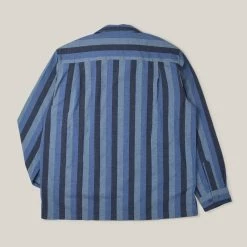 LEVI'S VINTAGE CLOTHING SPORTSWEAR SHIRT - TONAL BLUES PATTERN -Pickings and Parry shop LWC LVC Sept 2022 7 1024x1024@2x