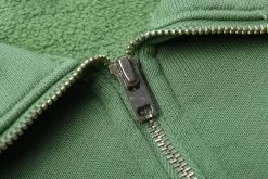 LADY WHITE CO. 1/4 ZIP POCKET - FADED GREEN -Pickings and Parry shop LWC LVC details Sept 2022 22 1024x1024@2x