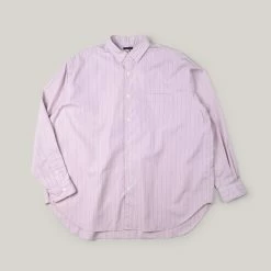 LENO OVERSIZED SHIRT - PINK STRIPE
