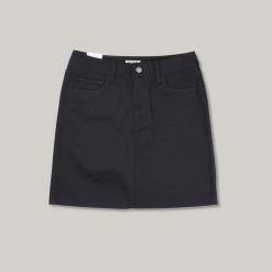 LENO JENNY TWILL SKIRT - RED