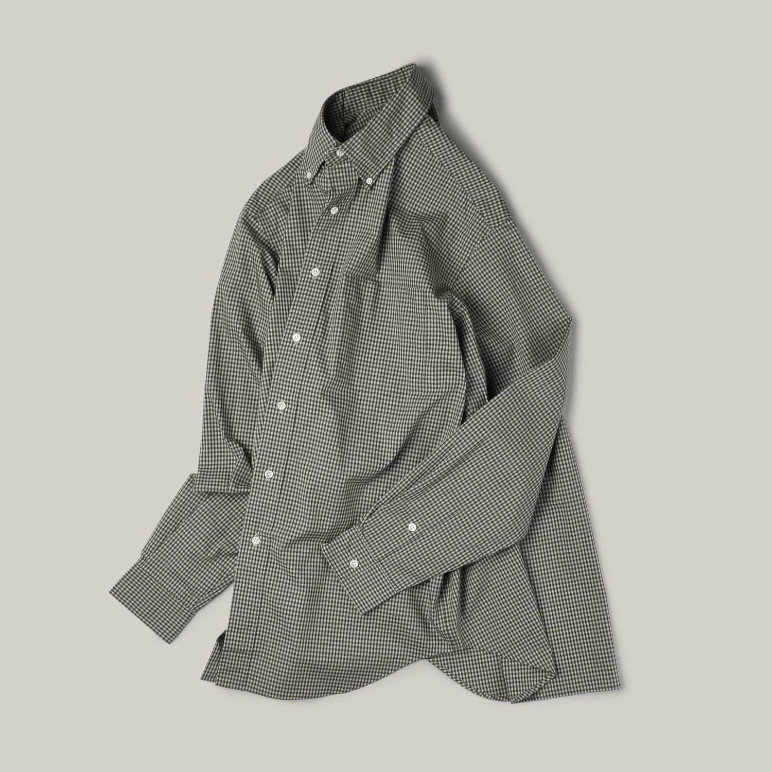 LENO BUTTON DOWN SHIRT - BLACK 5 LENO BUTTON DOWN SHIRT - BLACK - Image 3