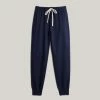 MERZ B. SCHWANEN 359 LOOPWHEELED SWEATPANTS - INK BLUE -Pickings and Parry shop MBS 359 66 INKBLUE 01 P 1024x1024@2x